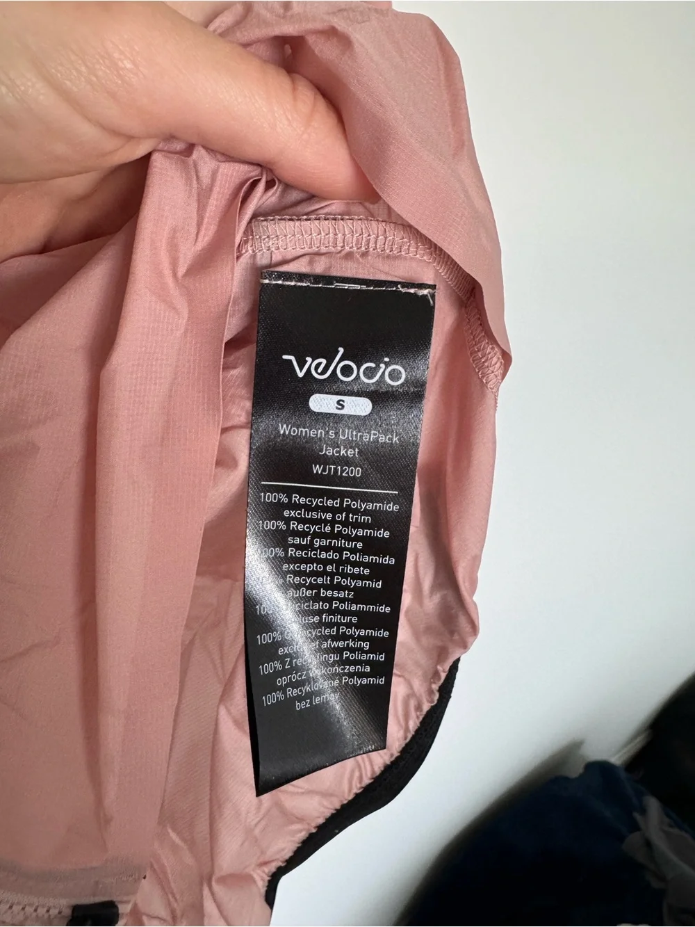 NWT Velocio Women’s UltraPack Jacket - Dusty Rose - Picture 9 of 10